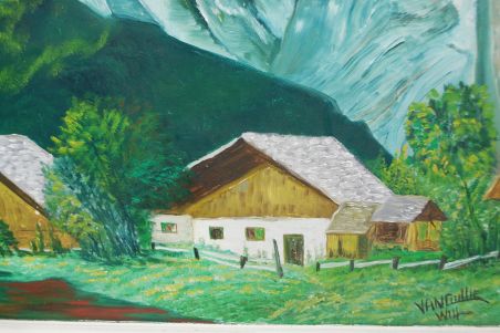 (P-050) Suur õlimaal, signeeritud