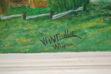 (P-050) Suur õlimaal, signeeritud