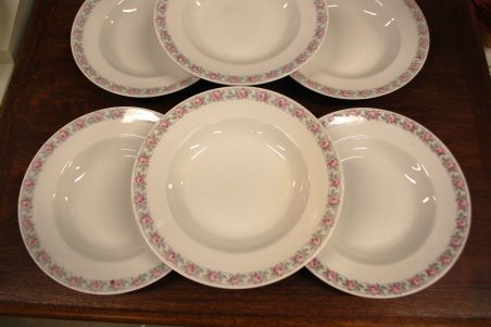 (n-399/1) Gustafsberg, supi-pastataldrikud, 6tk (n-399/1) Gustafsberg, supi-pastataldrikud, 6tk