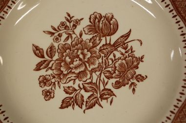 (n-2491/1) English Ironstone, pruunid salatitaldrikud, 6tk