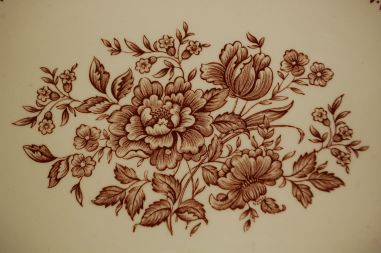 (n-2491/3) English Ironstone, pruun ovaalne vaagen