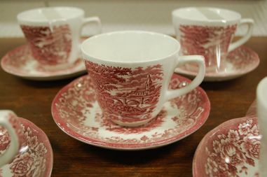 (n-3019/7) Grindley, Staffordshire kohvitassid-taldrikud, 5tk