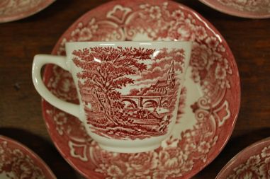 (n-3019/7) Grindley, Staffordshire kohvitassid-taldrikud, 5tk