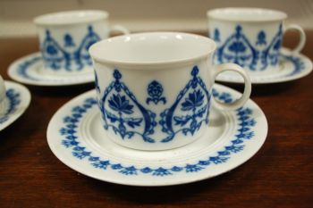 (n-3043/2) Melitta kohvitassid-taldrikud, 4tk 2