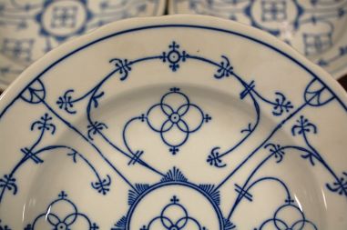 (n-3047/2) Bavaria Winterling õlelillemustriga supi-pastataldrikud, 4tk