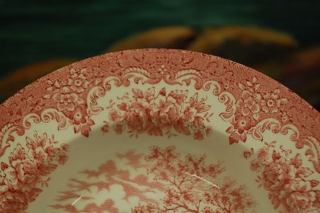 (n-3198) English Ironstone Tableware, River Scenes, supi-pstataldrikud, 5tk (n-3198) English Ironstone Tableware, River Scenes, supi-pstataldrikud, 5tk