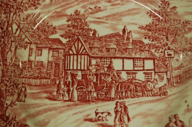 (n-3202) Broadhurst & Sons, Swan inn, salatitaldrikud, 5tk