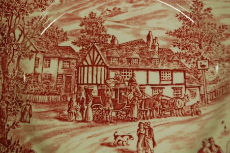 (n-3202) Broadhurst & Sons, Swan inn, salatitaldrikud, 5tk