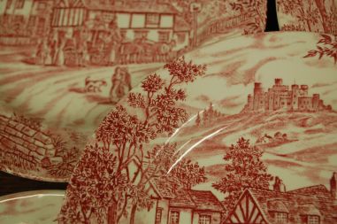 (n-3202) Broadhurst & Sons, Swan inn, salatitaldrikud, 5tk