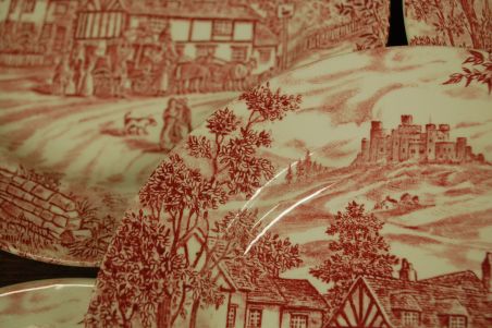 (n-3202) Broadhurst & Sons, Swan inn, salatitaldrikud, 5tk