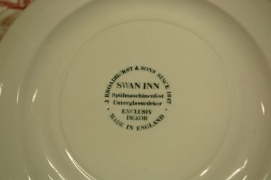 (n-3202) Broadhurst & Sons, Swan inn, salatitaldrikud, 5tk