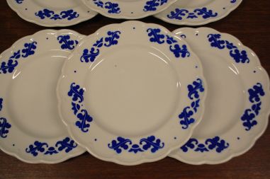 (10-729/6) Boch Freres, salatitaldrikud, 6tk