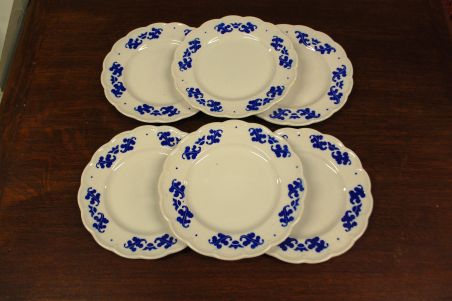 (10-729/6) Boch Freres, salatitaldrikud, 6tk