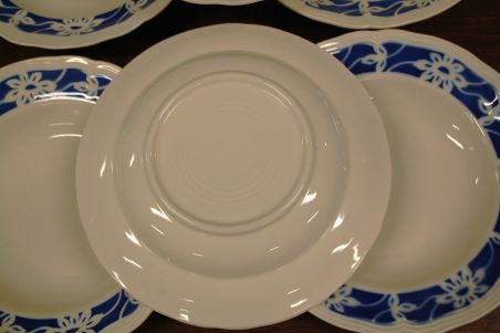 (10-729/6) Boch Freres, salatitaldrikud, 6tk