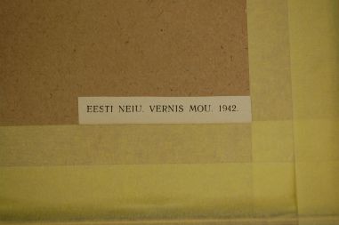 (P-1004) Viiralt, trükirepro Eesti neiu