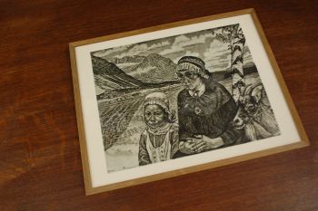 (P-1006) Viiralt, trükirepro Lapi maastik 2