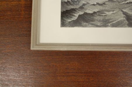 (P-1011) Esko lepp, raamitud graafiline leht Regatt