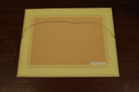 (P-1011) Esko lepp, raamitud graafiline leht Regatt