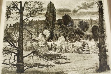 (P-1012) Viiralt, trükirepro Maastik Pariisi lähedal