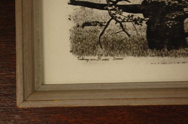 (P-1012) Viiralt, trükirepro Maastik Pariisi lähedal