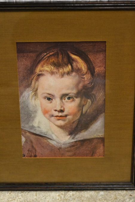 (n-6513) Vanem raamitud trükirepro  Rubensi maalist