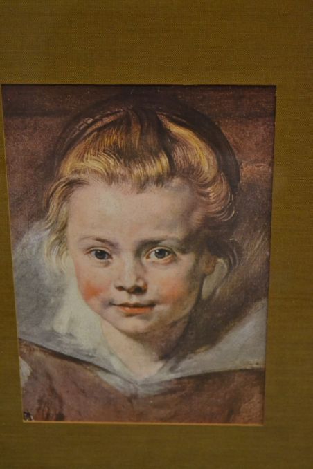 (n-6513) Vanem raamitud trükirepro  Rubensi maalist