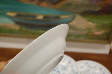 (n-6521) Bavaria Winterling Schwarzenbach, õlelillemustriga supi-pastataldrikud, 6tk