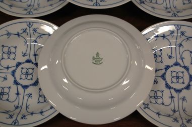 (n-6521) Bavaria Winterling Schwarzenbach, õlelillemustriga supi-pastataldrikud, 6tk