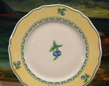 (n-6525/2) Heinrich Winterling Marktleuthen, puuviljadega salatitaldrikud, 5tk