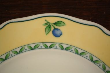 (n-6525/2) Heinrich Winterling Marktleuthen, puuviljadega salatitaldrikud, 5tk