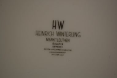 (n-6525/2) Heinrich Winterling Marktleuthen, puuviljadega salatitaldrikud, 5tk