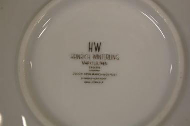 (n-6525/3) Heinrich Winterling Marktleuthen, puuviljadega tassid-taldrikud, 6tk