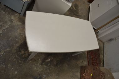 (L-575) Valge suurem diivanilaud