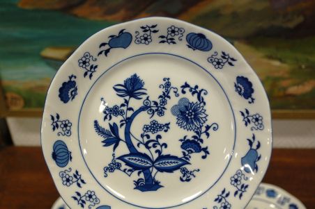 (n-6532/5) Korona Porzellan, sibulamustriga salatitaldrikud, 6tk