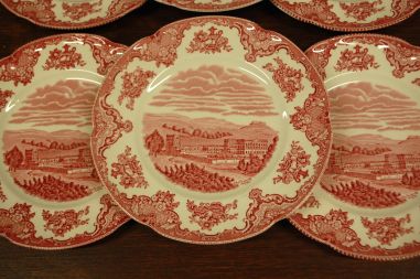 (n-6539/2) Johnson Brothers, Old Britain Castles, salatitaldrikud, 6tk