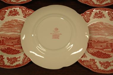 (n-6539/2) Johnson Brothers, Old Britain Castles, salatitaldrikud, 6tk