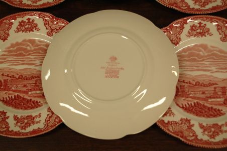 (n-6539/2) Johnson Brothers, Old Britain Castles, salatitaldrikud, 6tk