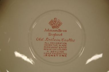 (n-6539/3) Johnson Brothers, Old Britain Castles, kohvitassid-taldrikud, 8tk