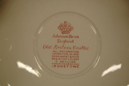 (n-6539/3) Johnson Brothers, Old Britain Castles, kohvitassid-taldrikud, 8tk