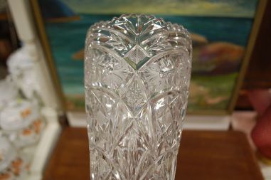 (n-6553) Anna Hütte, kristallvaas jalal