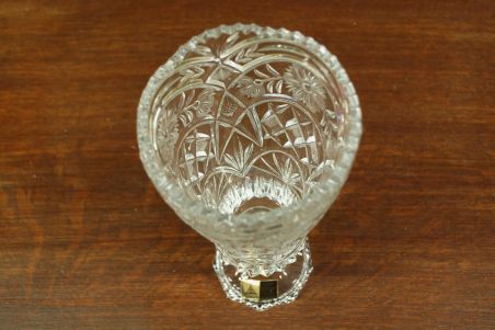 (n-6553) Anna Hütte, kristallvaas jalal