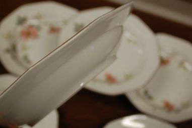 (n-6556/9) Bavaria Winterling Marktleuthen, õunapuuõitega supi-pastataldrikud, 6tk