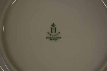 (n-6556/9) Bavaria Winterling Marktleuthen, õunapuuõitega supi-pastataldrikud, 6tk