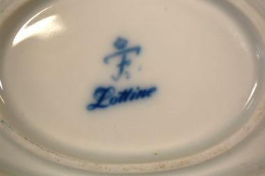 (n-6573/1) Alt Fürstenberg Lottine Porzellan, kastmenõu