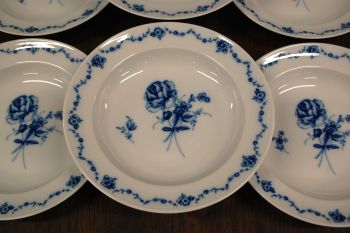 (n-6573/12) Fürstenberg Lottine Porzellan, supi-pastataldrikud, 6tk 2