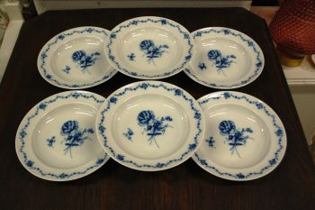 (n-6573/12) Fürstenberg Lottine Porzellan, supi-pastataldrikud, 6tk