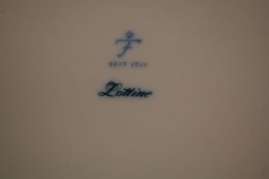 (n-6573/13) Fürstenberg Lottine Porzellan, praetaldrikud, 6tk