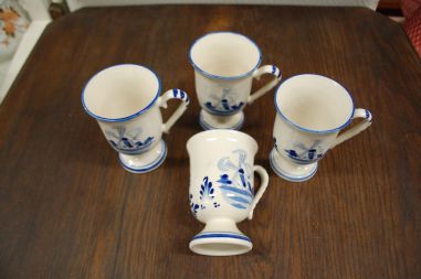 (n-6577) Veskitega kõrged kruusid, 4tk