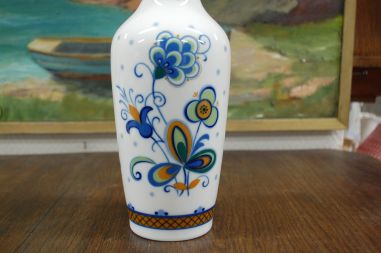 (n-6579) Kaiser, Danzig Echt Kobalt, lilleline vaas