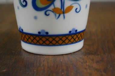 (n-6579) Kaiser, Danzig Echt Kobalt, lilleline vaas